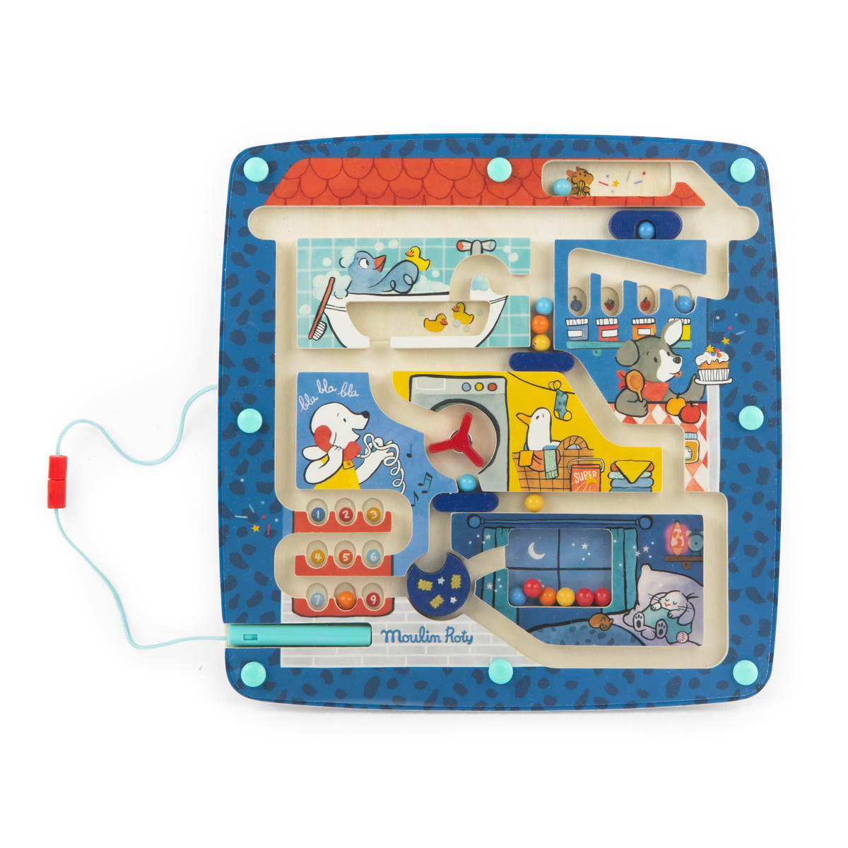 Labyrinthe magnetique Puce  Pilou Moulin Roty