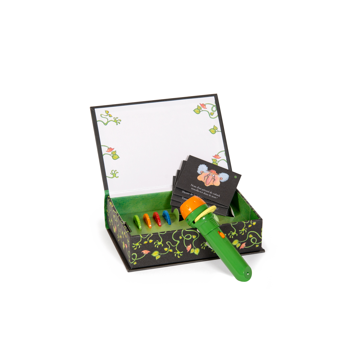 Lampe a histoires livre Cornebidouille Moulin Roty