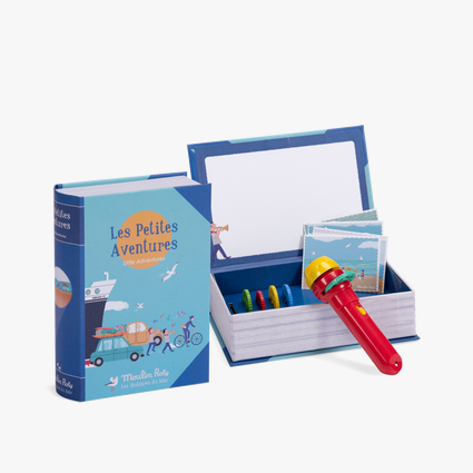 Lampe a histoires livre Les petites aventures Les petites Merveilles Moulin Roty