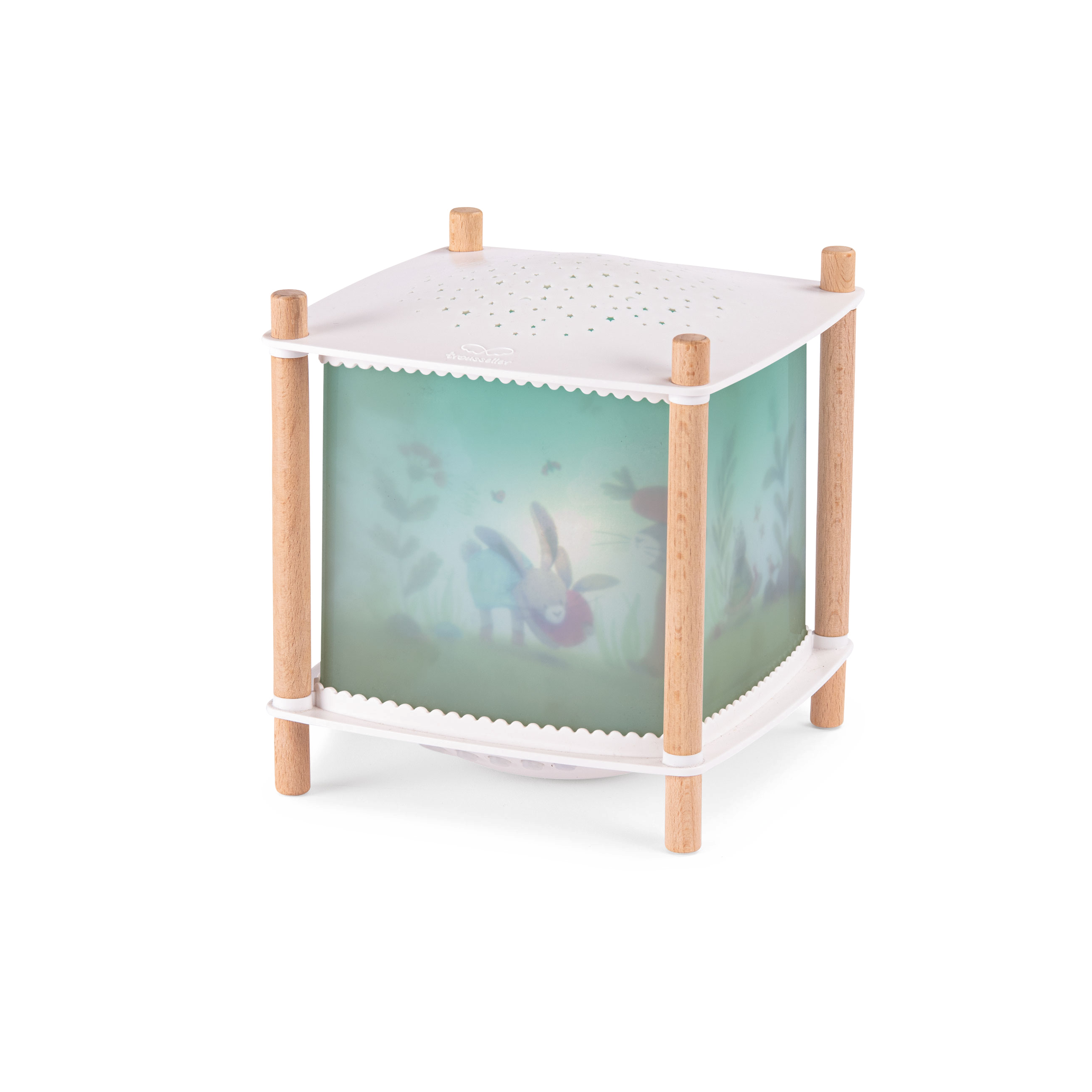 Lanterne magique  revolution 20 Trois petits lapins Moulin Roty