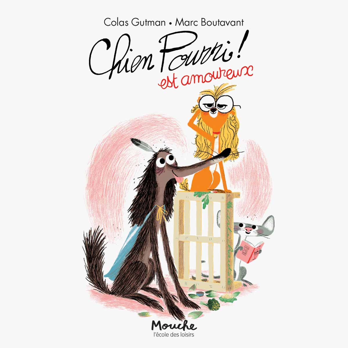 Livre Chien Pourri  est amoureux de Gutman et Boutavant Ecole des Loisirs