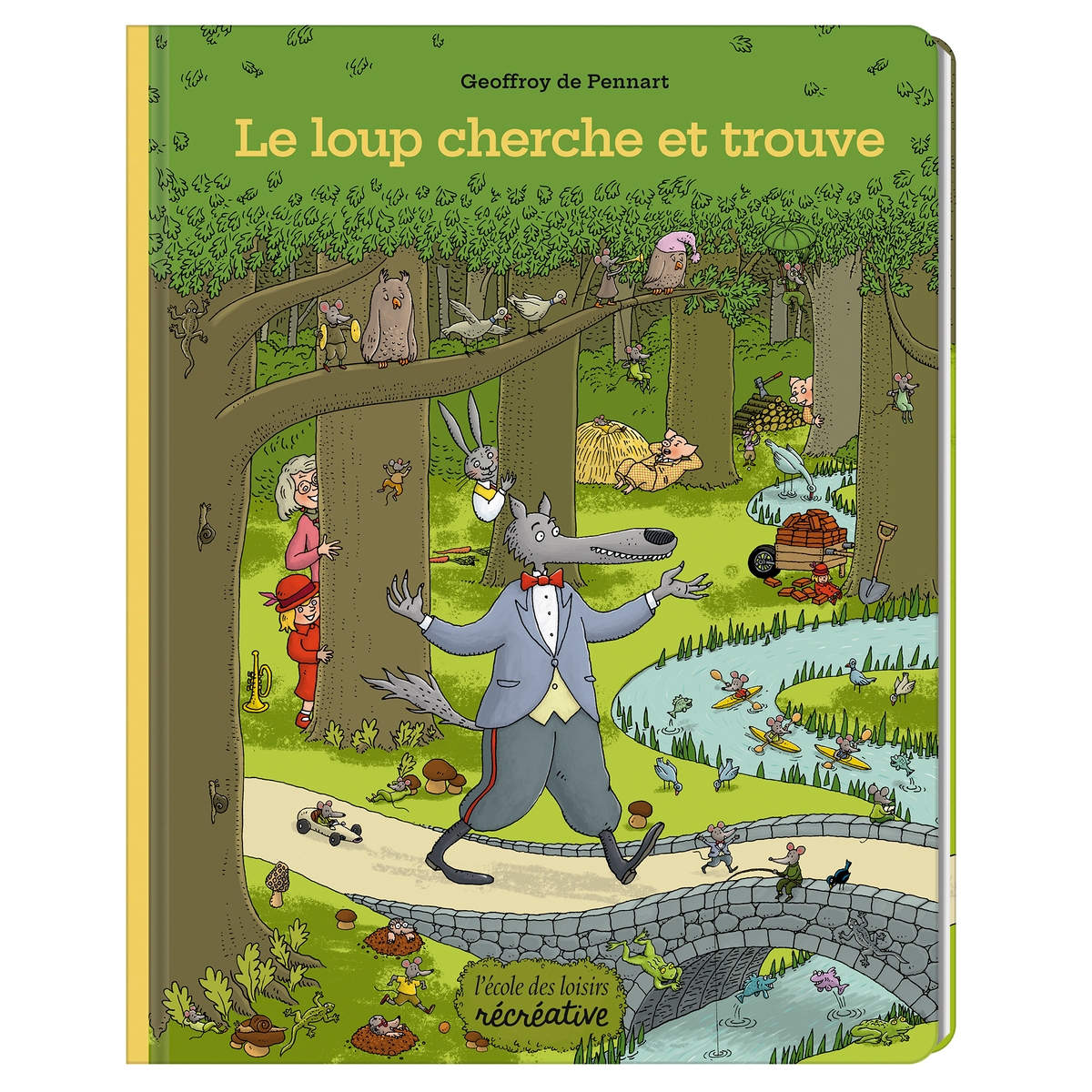 Livre Le loup  cherche et trouve de Ecole des Loisirs