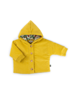 Manteau velours milleraies doubl chaine et trame imprim fleurs Ondine