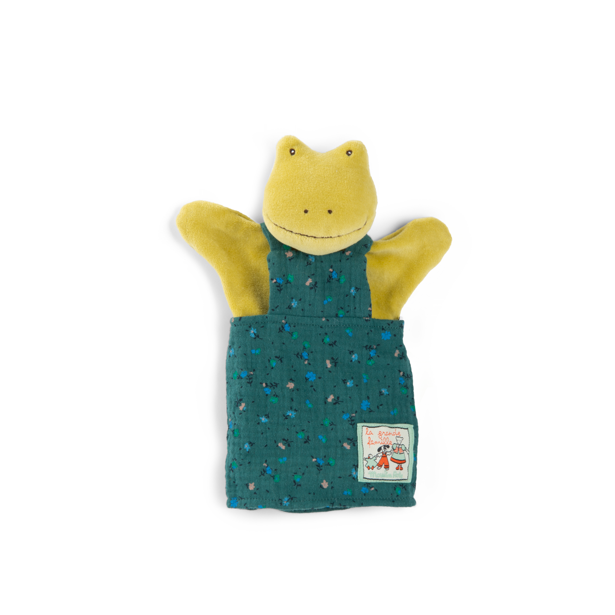 Marionette Perlette la grenouille Les Marionnettes Moulin Roty