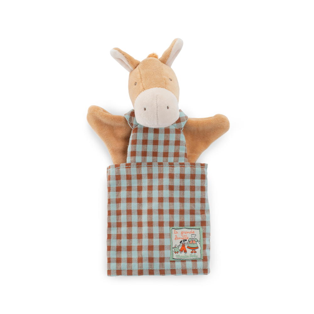 Marionnette Hugo le cheval La Grande Famille Moulin Roty