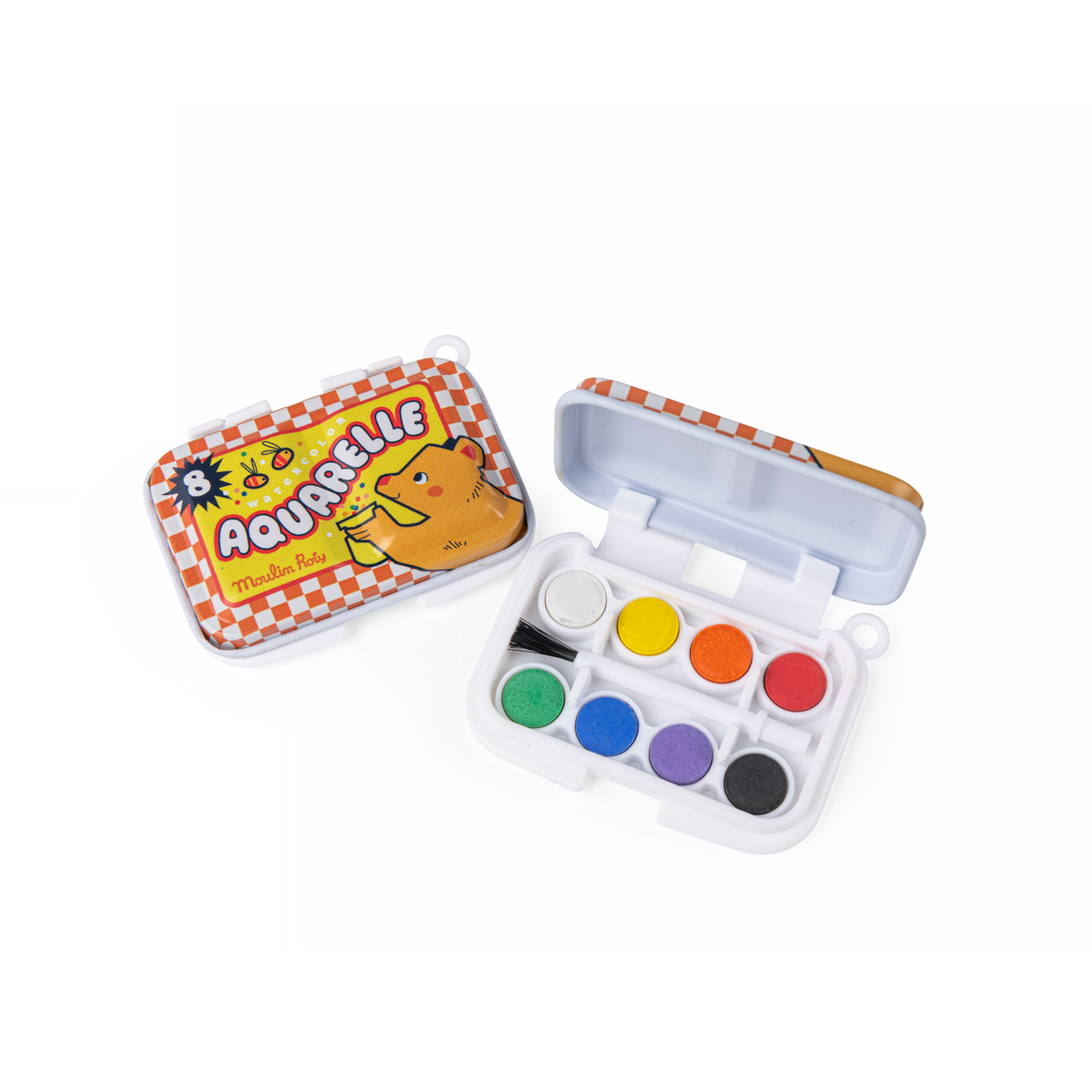 Mini palette aquarelle jaune Les Petites Merveilles Moulin Roty