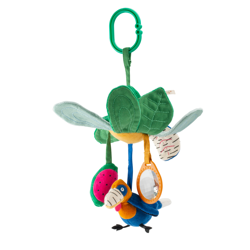 Peluche Fleur d'activites a suspendre La foret Mawa Moulin Roty