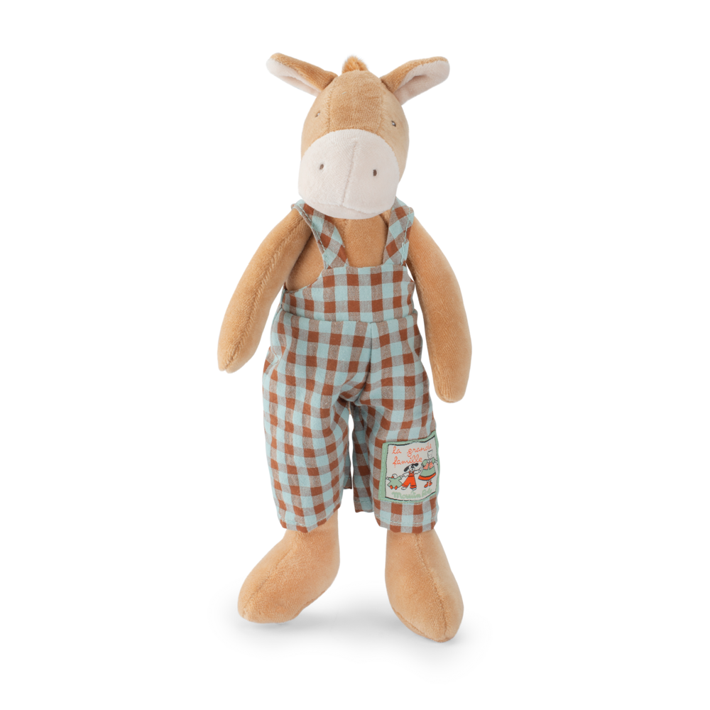 Peluche Hugo le cheval Les petits freres La Grande Famille Moulin Roty