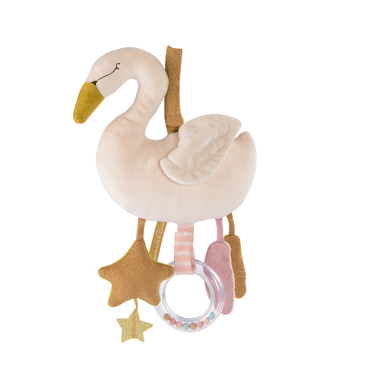 Peluche d'activites a suspendre Cygne La petite ecole de danse
