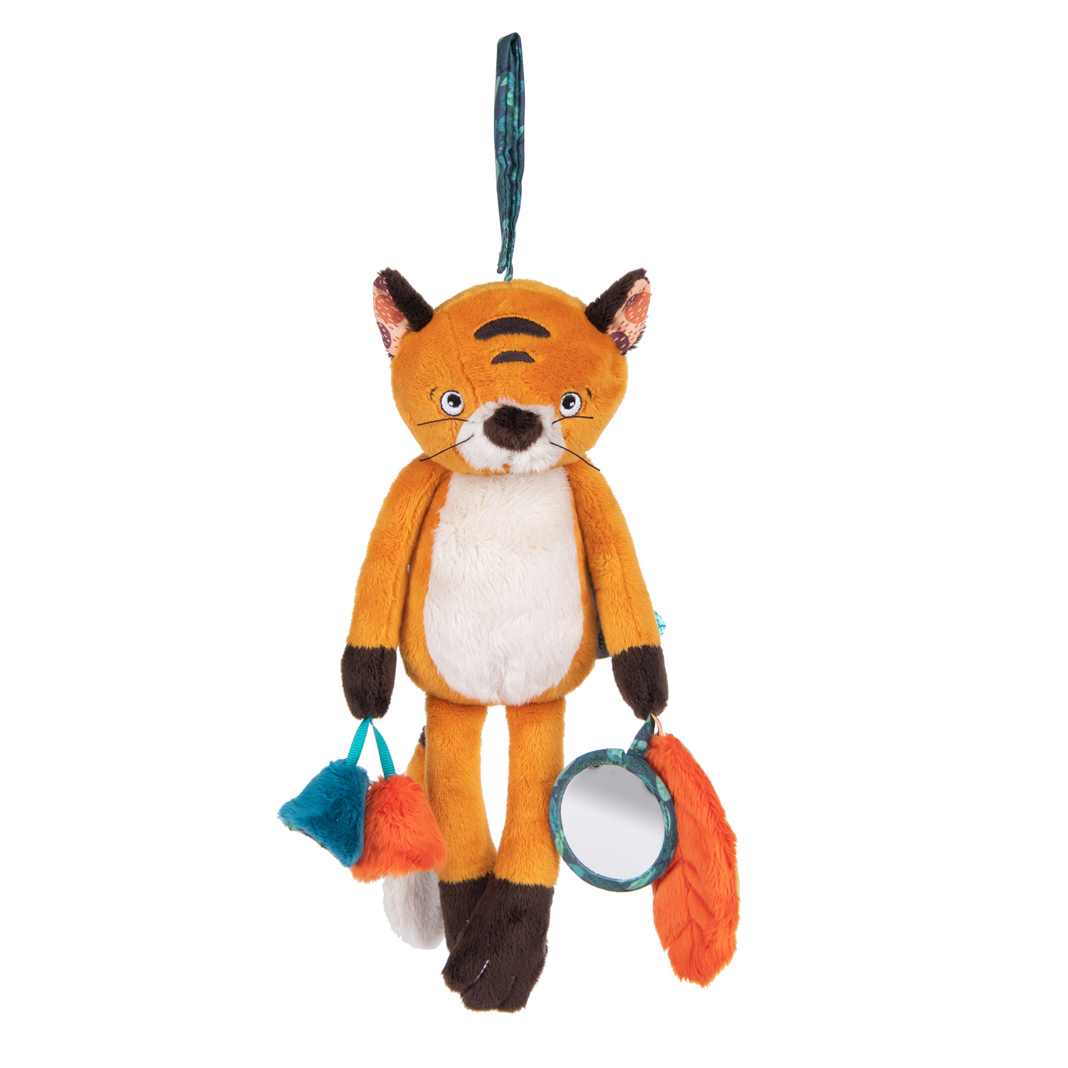 Peluche d'activites a suspendre Tigre Dans la jungle Moulin Roty