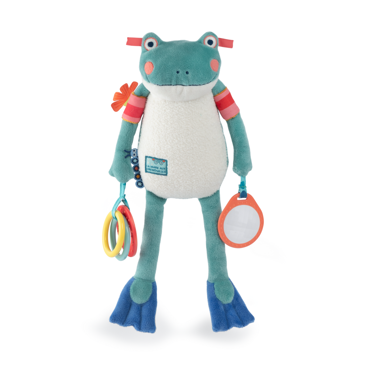 Peluche dactivits grenouille Raoul