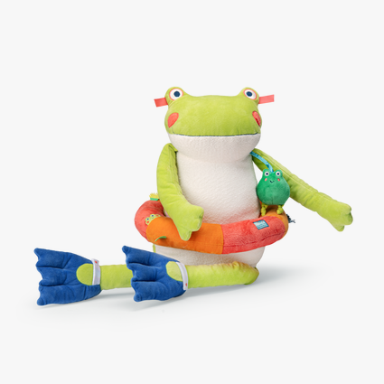 Peluche gante Grenouille