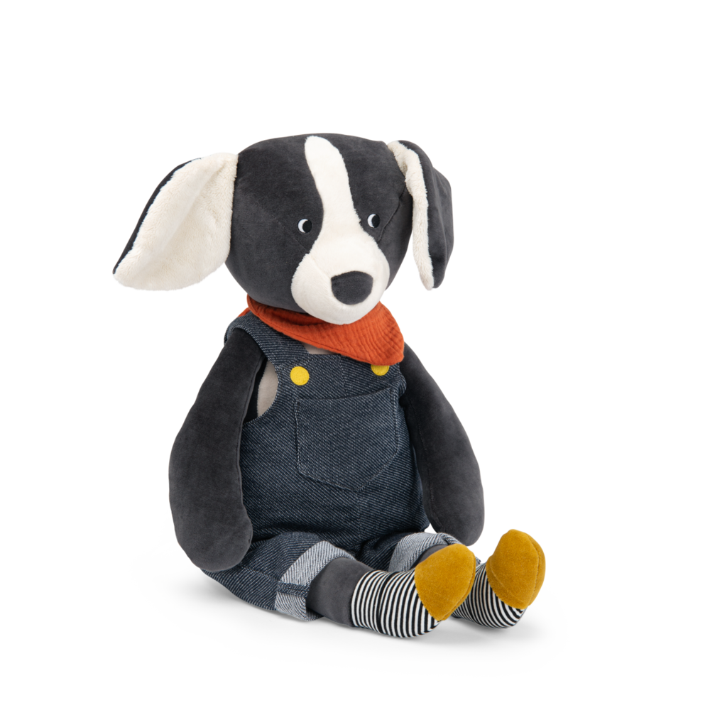 Peluche geante Chien Puce Puce  Pilou Moulin Roty