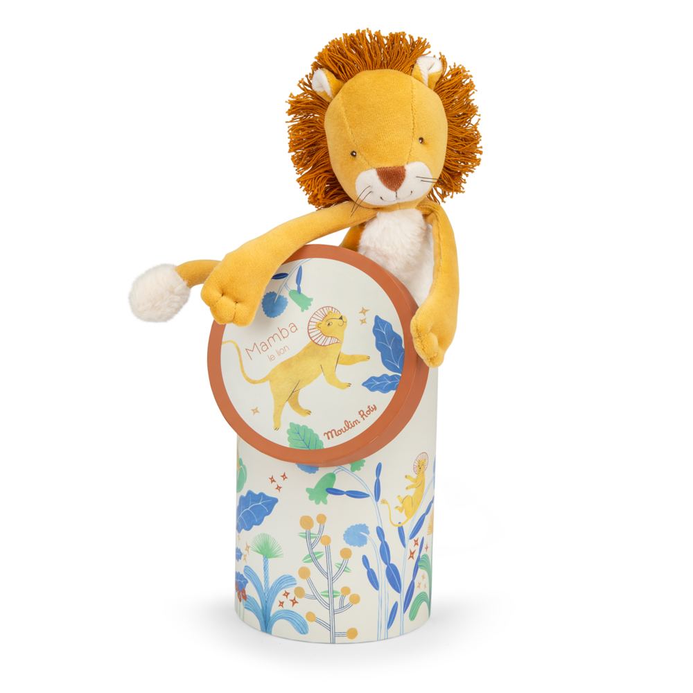 Peluche lion Mamba La foret Mawa Moulin Roty
