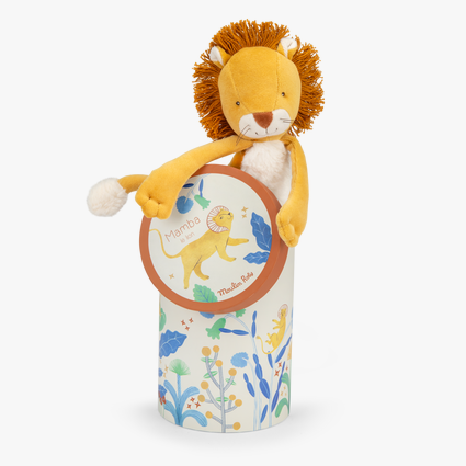 Peluche lion Mamba La foret Mawa Moulin Roty