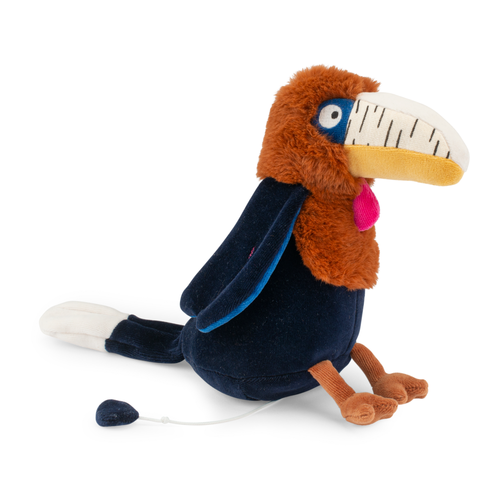 Peluche musicale Calao Litchi La foret Mawa Moulin Roty