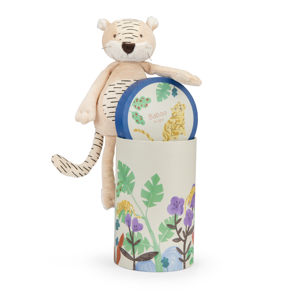 Peluche tigre Baboo La foret Mawa Moulin Roty
