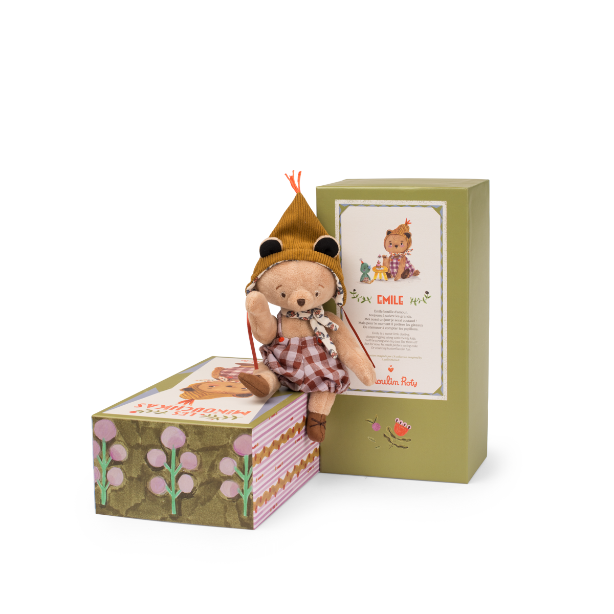 Petite peluche Emile le petit ours Les Minouchkas Moulin Roty