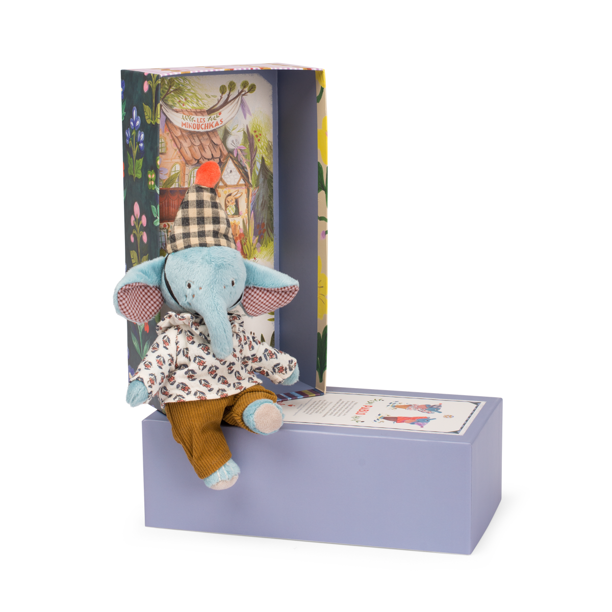 Petite peluche Pablo l'elephant Les Minouchkas Moulin Roty