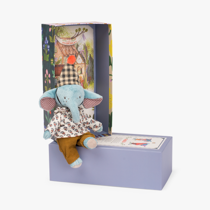 Petite peluche Pablo l'elephant Les Minouchkas Moulin Roty