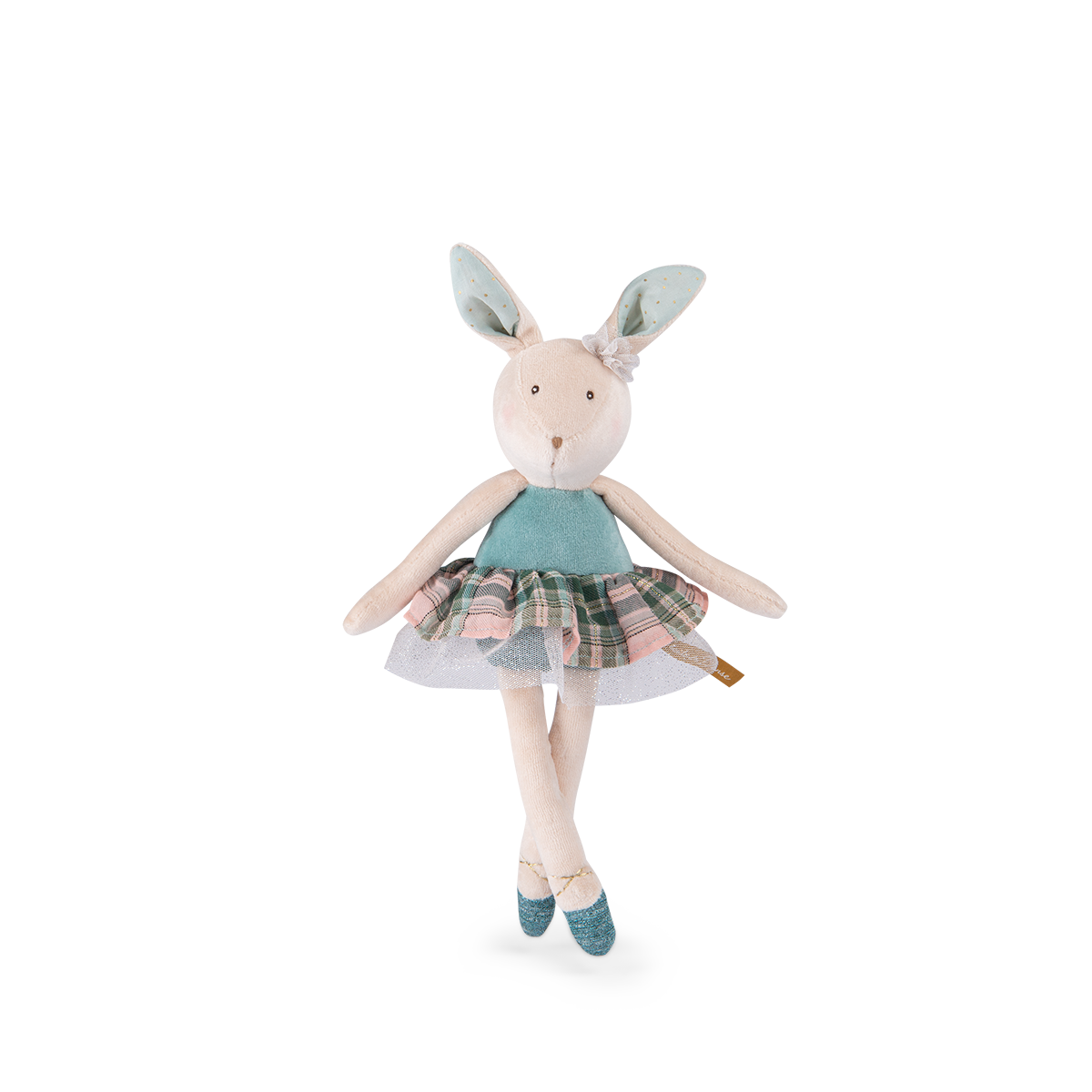 Petite peluche lapin bleu La petite ecole de danse