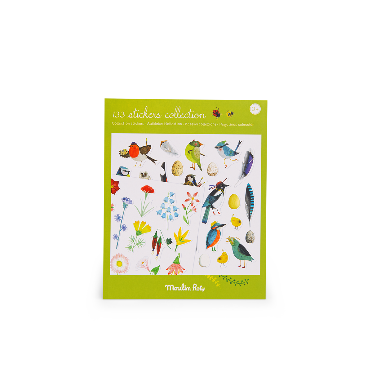 Pochette stickers Le botaniste Le Jardin du Moulin
