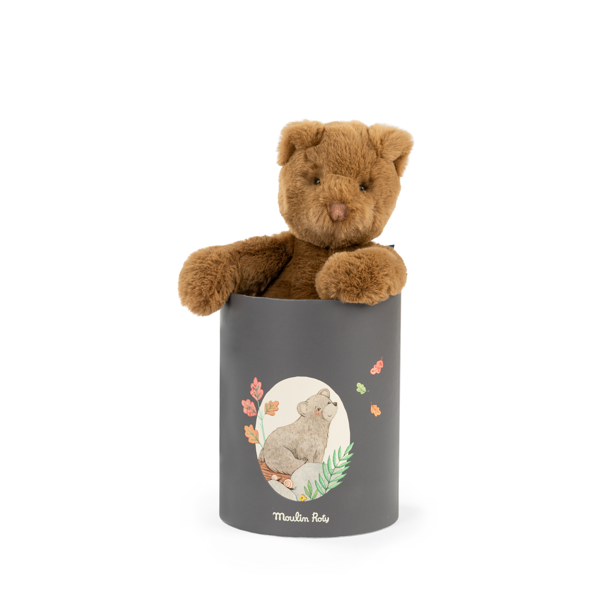 Poupee ours Arthur en boite Arthur et Louison Moulin Roty