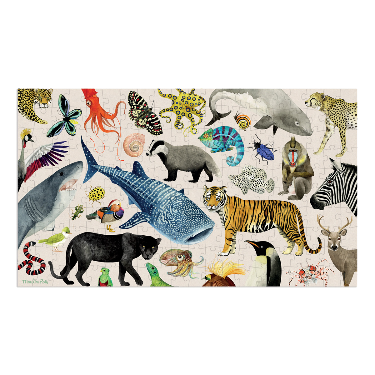 Puzzle Les animaux du monde 200 pcs