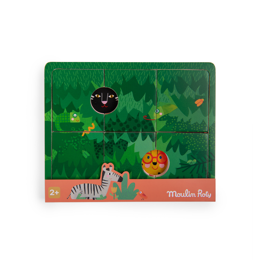 Puzzle en bois a 3 etages Les Toupitis Moulin Roty