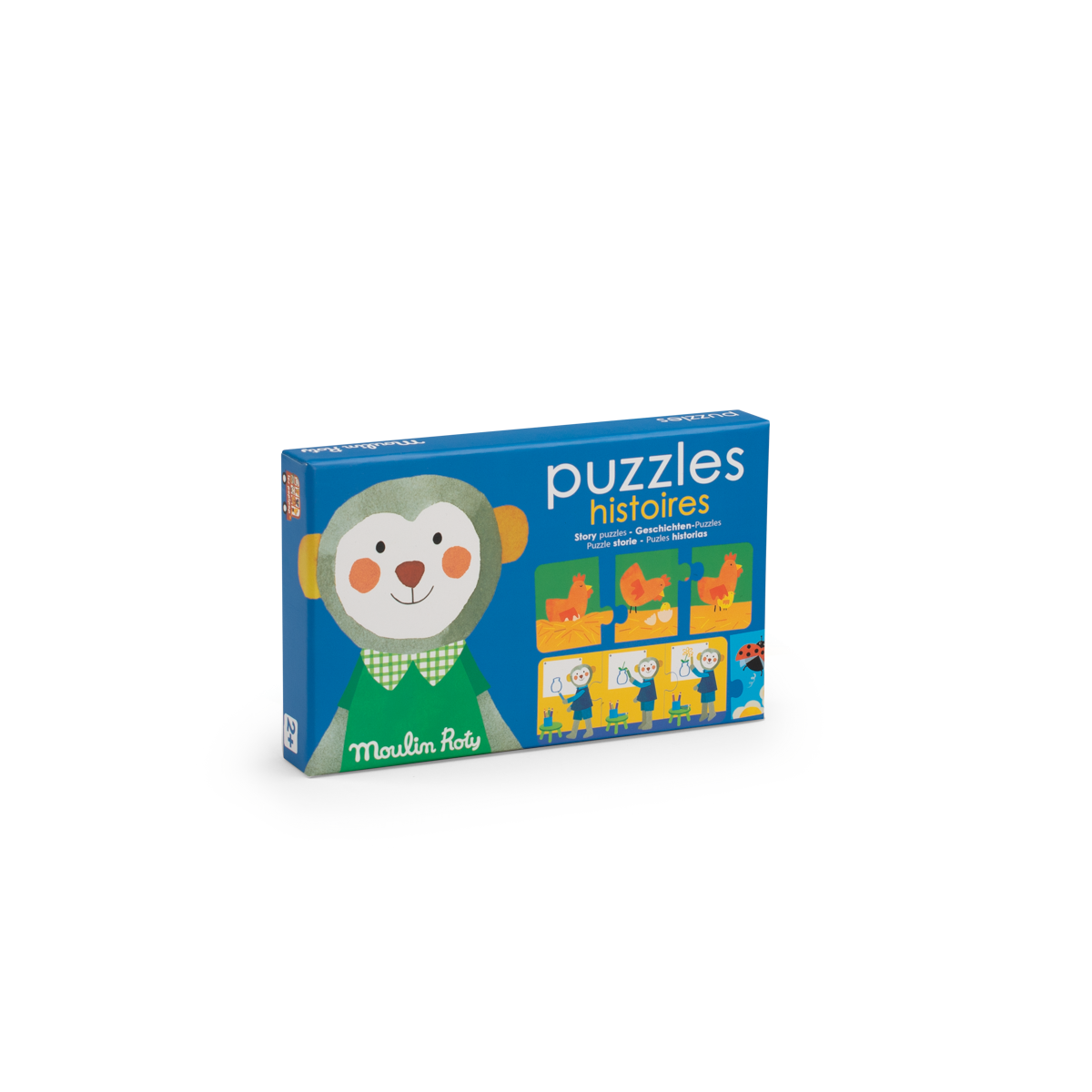 Puzzles histoires 30 pcs Les Popipop Moulin Roty