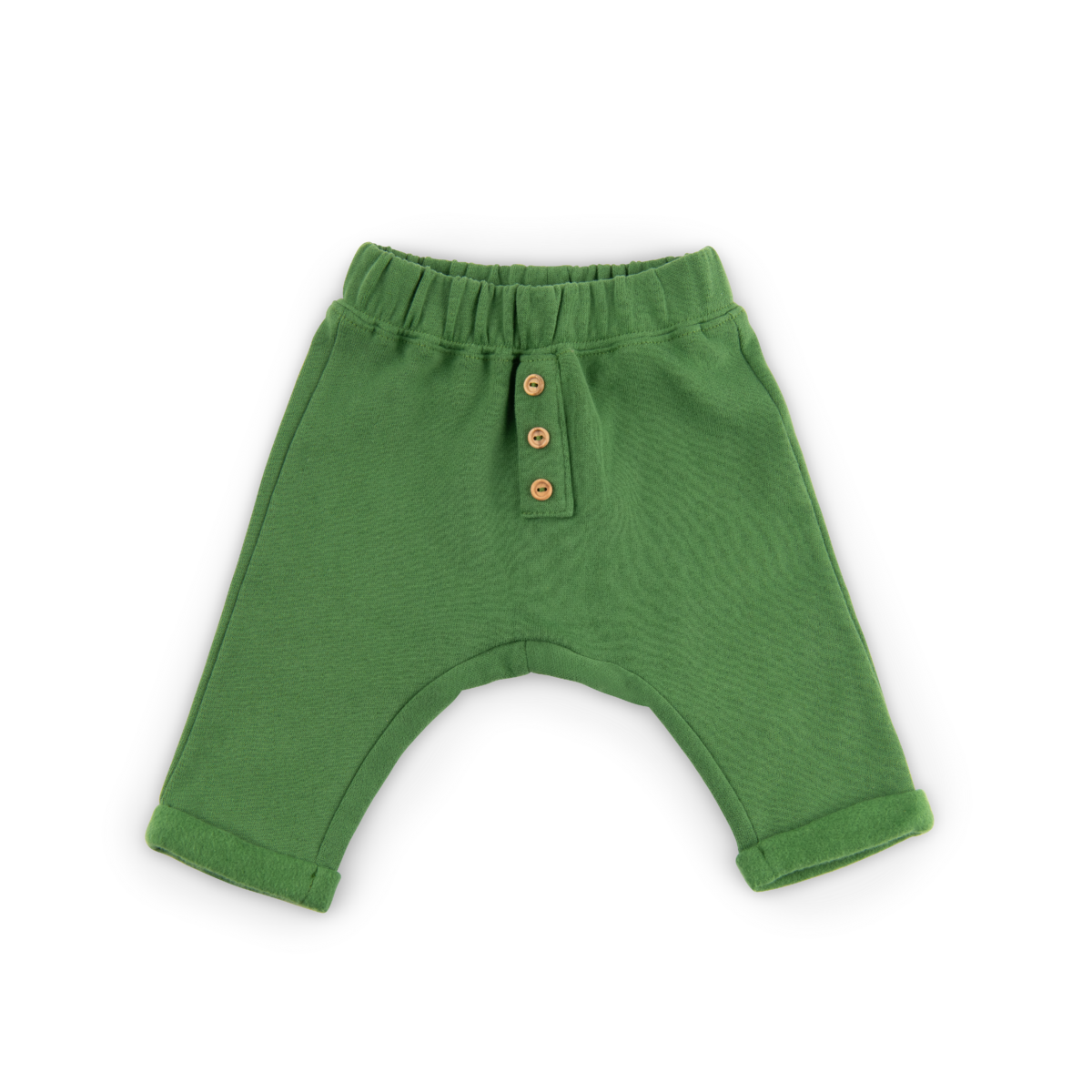 Sarouel molleton effet carbone gratt vert  Octave
