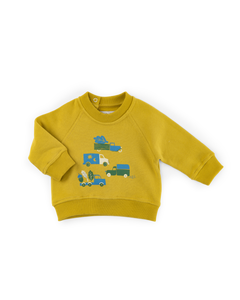 Sweatshirt molleton vert Otis
