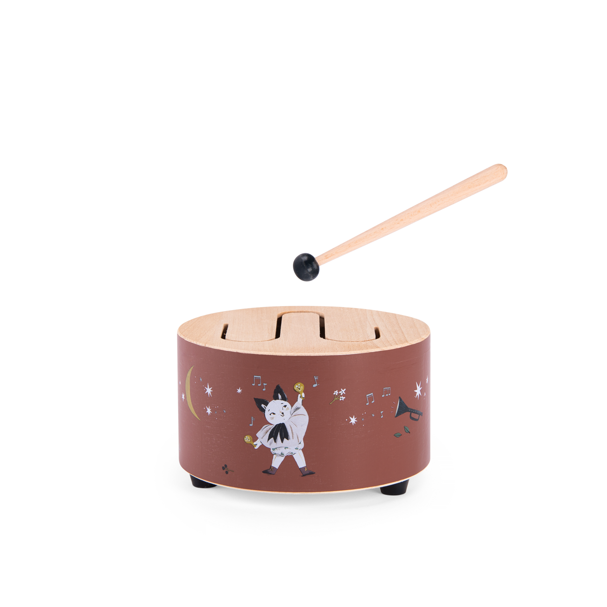 Tambour en bois Apres la pluie Moulin Roty