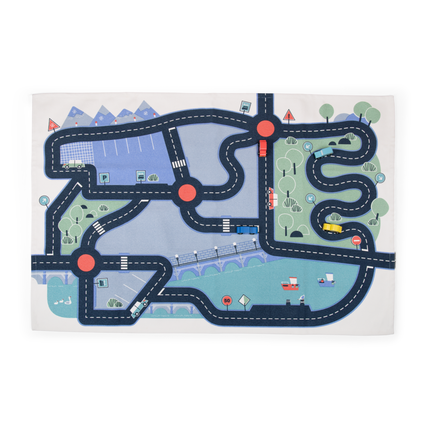 Tapis circuit de voitures Avenue du Moulin Moulin Roty