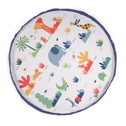 Tapis de jeu sac de rangement Les Toupitis Moulin Roty