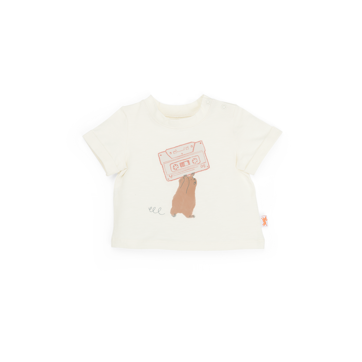Teeshirt jersey flamme creme  Lotus