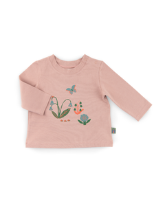 Teeshirt jersey rose Oriane