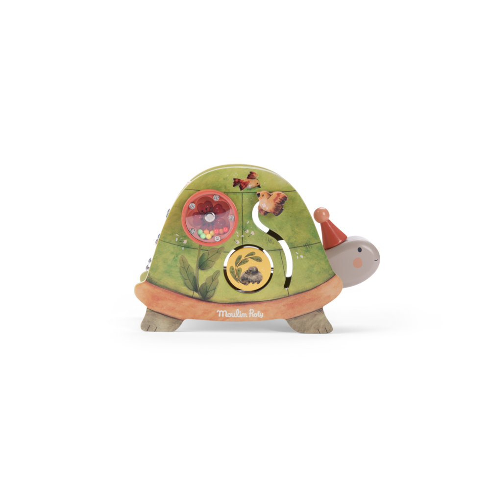 Tortue d'activites Trois petits lapins Moulin Roty