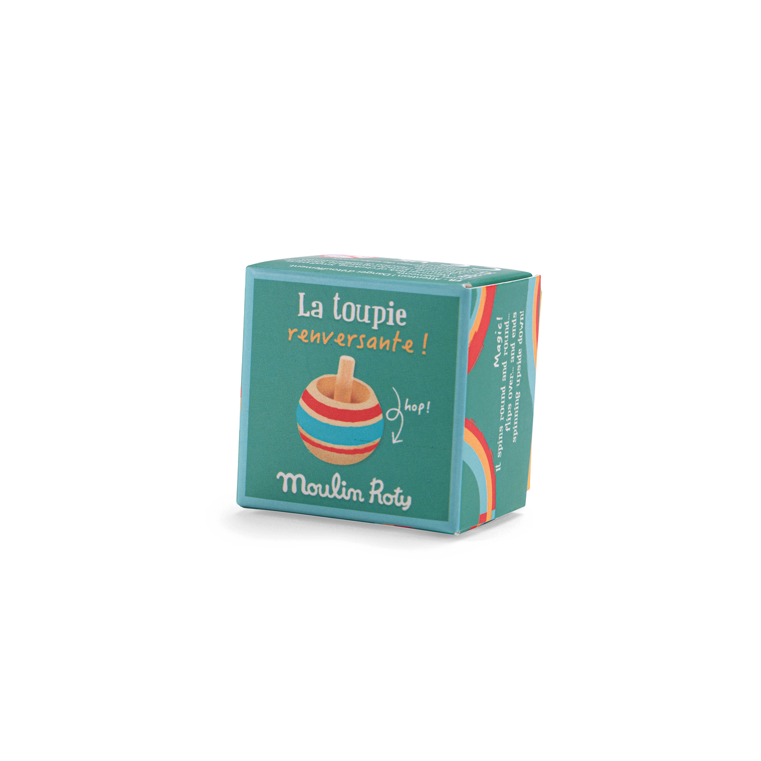 Toupie renversante bleue