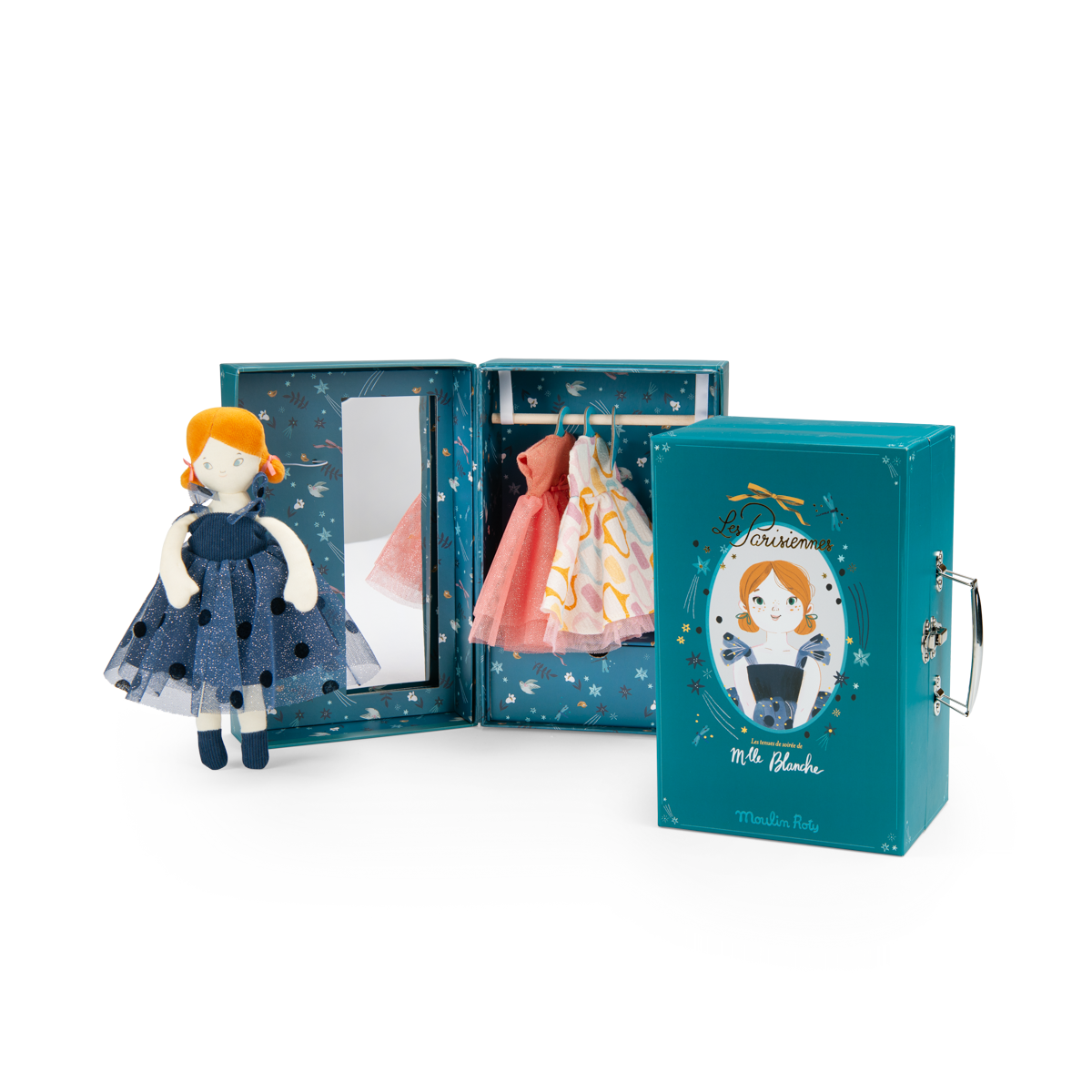 Valise Tenues de soiree Les Parisiennes Moulin Roty