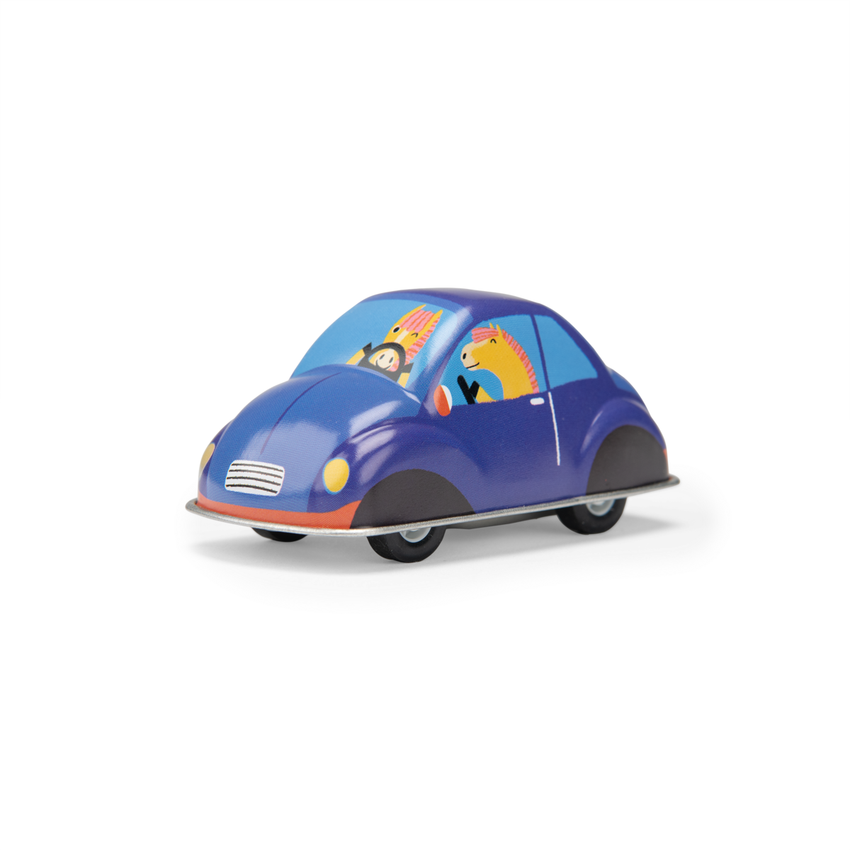 Voiture  friction bleue