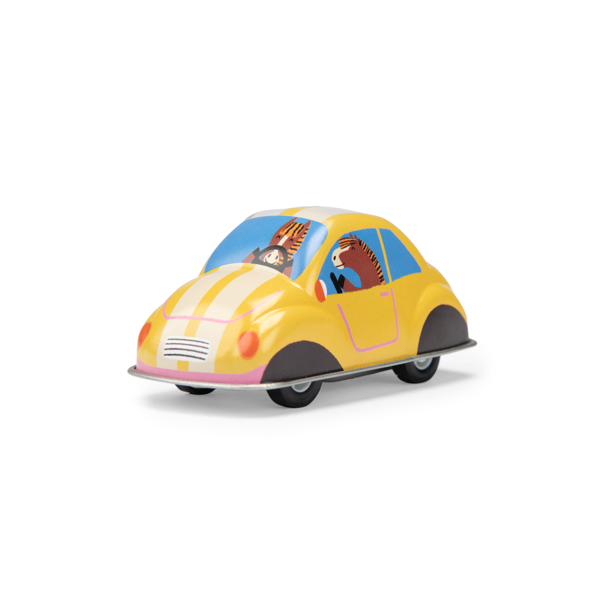 Voiture  friction jaune