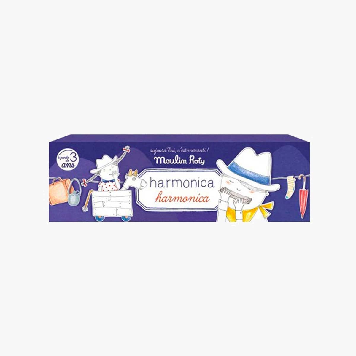 Harmonica Aujourd'hui c'est mercredi  Moulin Roty