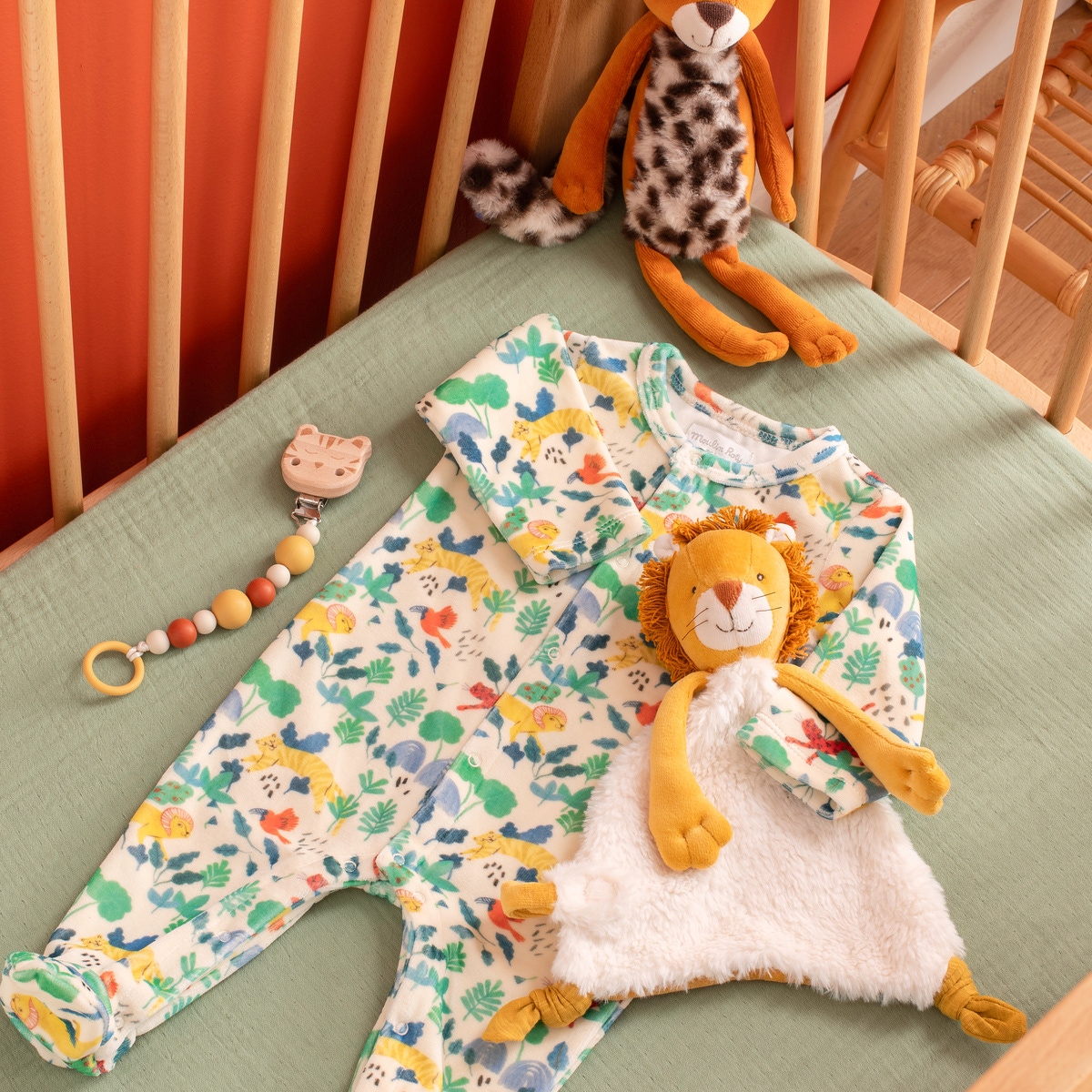 Doudou lion Mamba La foret Mawa Moulin Roty