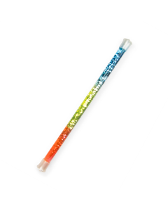 Baguette à paillettes rouge et bleue
