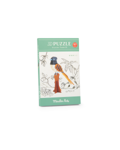 Puzzle 3D Gobe-mouche de paradis