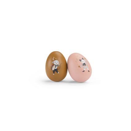 2 oeufs maracas Apres la pluie Moulin Roty