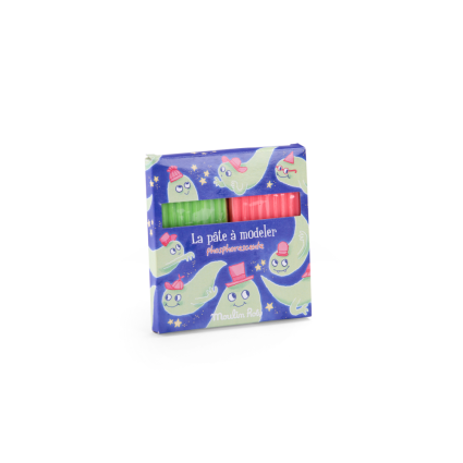 2 pates a modeler phosphorescentes Les petites merveilles Moulin Roty