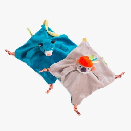 Doudou cachecache koala et panthere Dans la jungle Moulin Roty
