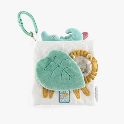 Livre tissu d'activites Sous mon baobab Moulin Roty
